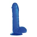 Dildo-FALLO JELLY REAL RAPTURE BLUE 10""""""""""""""""