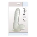 Dildo-JELLY DILDO REAL RAPTURE CLEAR 8""""""""