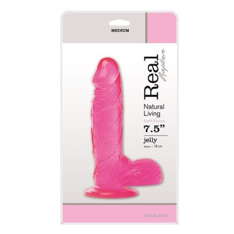 Dildo-JELLY DILDO REAL RAPTURE PINK 7.5""""""""