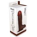 Dildo-REALISTIC DILDO REAL RAPTURE BROWN 11""""""""