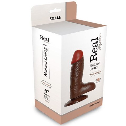 Wibrator-REALISTIC VIBRATOR REAL RAPTURE BROWN 6""""""""