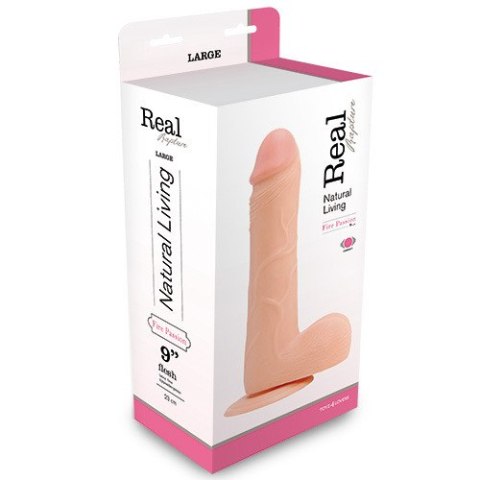 Wibrator-REALISTIC VIBRATOR REAL RAPTURE FLESH 9""""""""