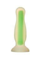 RADIANT SOFT SILICONE GLOW IN THE DARK PLUG SMALL GREEN