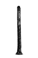 JET BLACK MAMBA 19INCH LONG DILDO BLACK