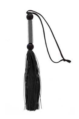 Pejcz-GP SILICONE FLOGGER WHIP BLACK