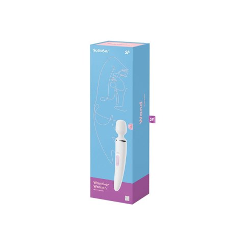 Wibrator - Satisfyer Wand-er Woman (White/Chrome)