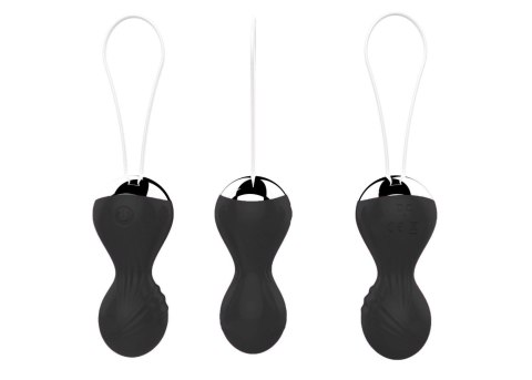 Kulki-Vibrating Silicone Kegel Balls USB 10 Function / Remote control -Black Kulki-Vibrating Silicone Kegel Balls USB 10 Function / Remote control -Black