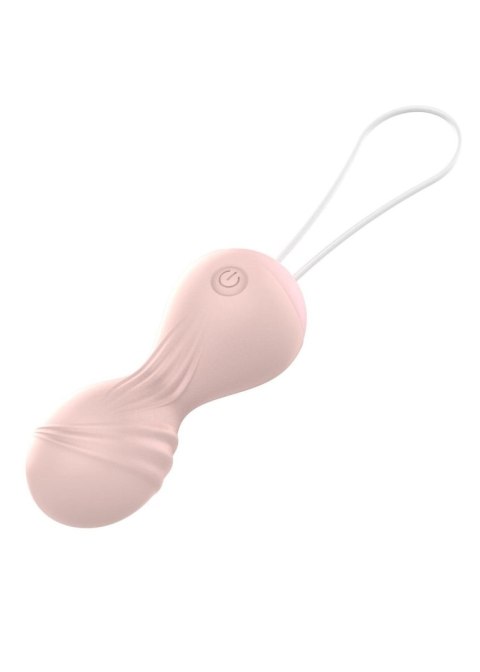 Kulki-Vibrating Silicone Kegel Balls USB 10 Function / Remote control -Flesh Kulki-Vibrating Silicone Kegel Balls USB 10 Function / Remote control -Flesh
