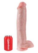 King Cock 15Inch With Balls Light skin tone