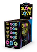 Pierścień-GLOW IN THE DARK LOVE RINGS