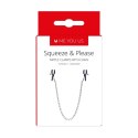 Stymulator- Squeeze N Please Nipple Chain Silver