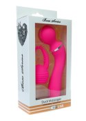 Dual Massager + overlay USB 10+10 functions Pink