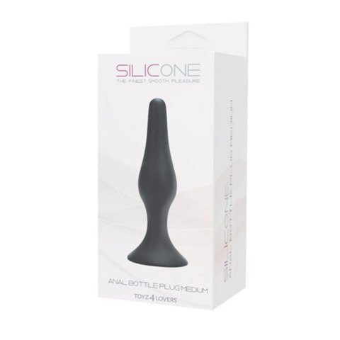 Plug-PLUG ANALE ANAL BOTTLE PLUG SILICONE MEDIUM