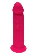 REAL LOVE DILDO 7.5INCH FUCHSIA