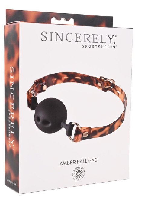 SPORTSHEETS AMBER BALL GAG