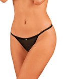 Celia Noir crotchless thong M/L