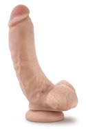 DR. SKIN MR. MAYOR 9 INCH DILDO WITH BALLS BEIGE