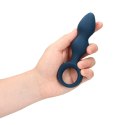 Teardrop Shaped Anal Plug - Medium - Baltic Blue