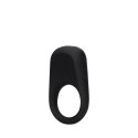 Vibrating Cock Ring - Licorice Black