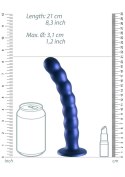 Beaded Silicone G-Spot Dildo - 8'' / 20,5 cm