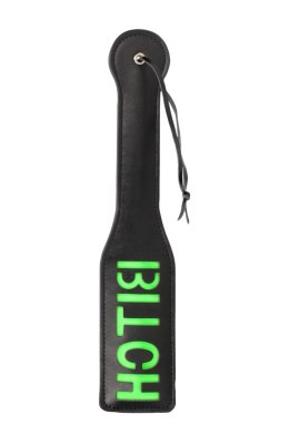 'Bitch'' Paddle - Glow in the Dark - Black/Neon Green