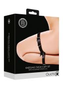 Kneeling Thigh Cuff Set - Black