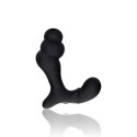 Stacked Vibrating Prostate Massager with Remote Control - Black