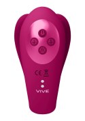 Yoko - Triple Action Vibrator Dual Prongs with Clitoral Pulse Wave