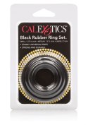 Pierścień-RUBBER RING BLACK SET 3PCS