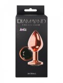 Plug-Butt Plug Diamond Jet Shine L Rose Gold