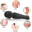 Stymulator-Silicone Massager Black USB 6 Vibration