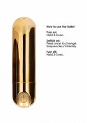 10 Speed Rechargeable Bullet - Gold