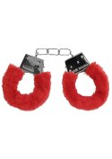 Beginner""s Handcuffs Furry - Red