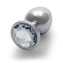 Round Gem Butt Plug - Medium