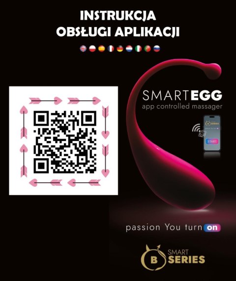 Wibrator sterowany telefonem na odległość.Polska instrukcja-Smart Egg"" - App Controlled massager Wibrator sterowany telefonem na odległość.Polska instrukcja-Smart Egg"" - App Controlled massager