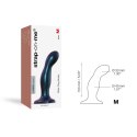 DILDO PLUG SNAKY BLEU METALLIC - M