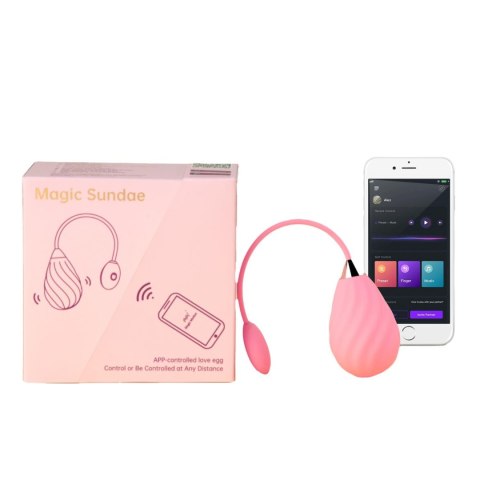 Magic Motion - Magic Sundae App Controlled Love Egg Pink Magic Motion - Magic Sundae App Controlled Love Egg Pink
