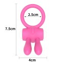 Power Clit Silicone Cockring Pink