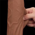 12'' King Sized Sliding Skin Dual Layer Dong Brown