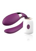 Rewelacyjny wibrator dla PAR lub zabawy SOLO-V-Vibe Purple USB 7 Function / Remote Control