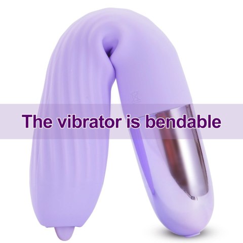 Podgrzewany wibrator z Języczkiem do stymulacji łechtaczki lub punktu G. 10 funkcji wibracji.Długość: 18 cm. Podgrzewany wibrator z Języczkiem do stymulacji łechtaczki lub punktu G. 10 funkcji wibracji.Długość: 18 cm.