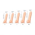 SLIDING SKIN REALISTIC DILDO VANILLA M