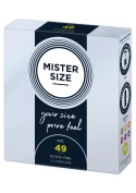 MISTER SIZE 49mm Condoms 3pcs Natural MISTER SIZE 49mm Condoms 3pcs Natural