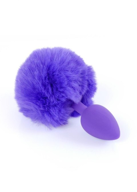 Plug-Jewellery Silicon PLUG - Bunny Tail - Purple