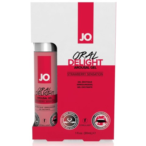 System JO - Oral Delight Arousal Gel Strawberry Sensation 30 ml