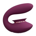 Twitch 3 - Rechargeable Vibrator & Suction - Silicone - 10 Speed - Burgundy