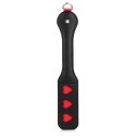 Hearts Paddle with Metal Anal Plug