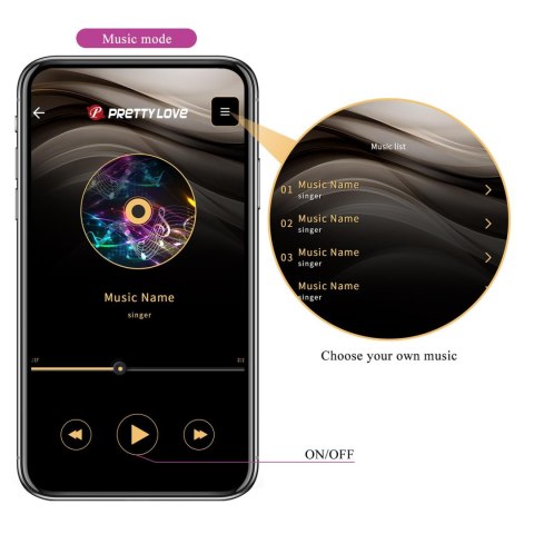 PRETTY LOVE - Catalina, 12 vibration functions Mobile APP Long-distance Control PRETTY LOVE - Catalina, 12 vibration functions Mobile APP Long-distance Control