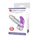 PRETTY LOVE - VIBRANT PENIS RING SILAS Black, 7 vibration functions