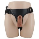 BAILE- Ultra Passionate Harness Realdeal Penis 6.2'' Brown